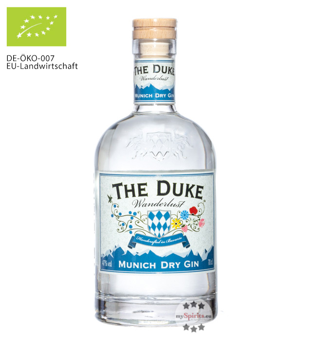 The Duke Wanderlust Gin Bio (47 % vol., 0,7 Liter)