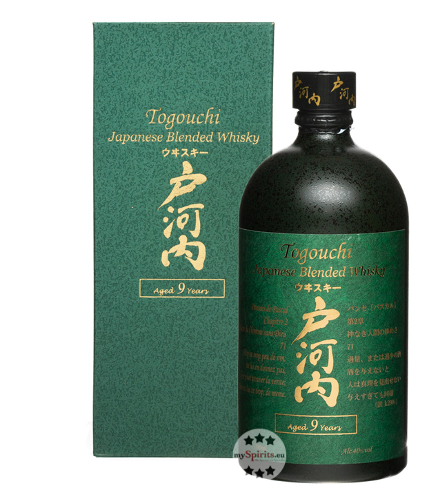 Togouchi 9 Jahre Japanese Blended Whisky (40 % Vol., 0,7 Liter)