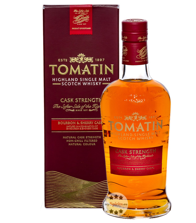 Tomatin Cask Strength Highland Single Malt Whisky (57,5 % Vol., 0,7 Liter)
