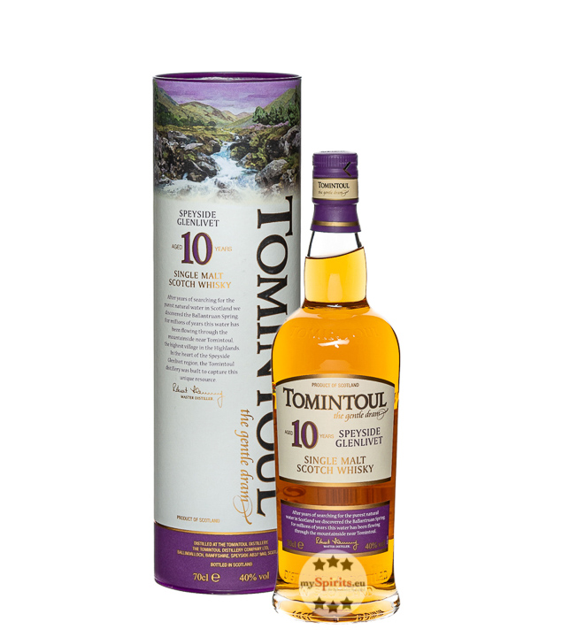 Tomintoul 10 Jahre Single Malt Whisky (40 % Vol., 0,7 Liter)