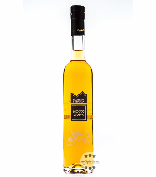 Villa de Varda Grappa Moscato Riserva Mezzolitro  (40 % vol., 0,5 Liter)