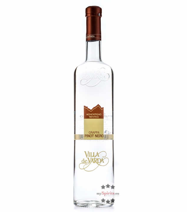 Villa de Varda Grappa Pinot Nero Monovitigno (40 % vol., 0,7 Liter)