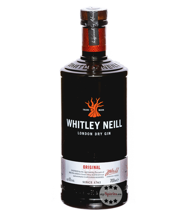 Whitley Neill Original London Dry Gin (43 % Vol., 0,7 Liter)