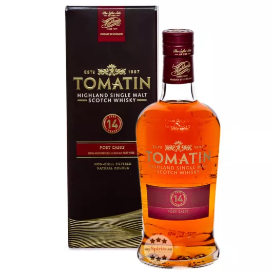 Tomatin Port mit Whisky Jahre Finish Casks 14