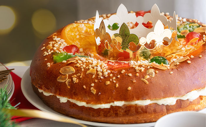 Rosca de Reyes - mexikanischer Dreikönigskuchen