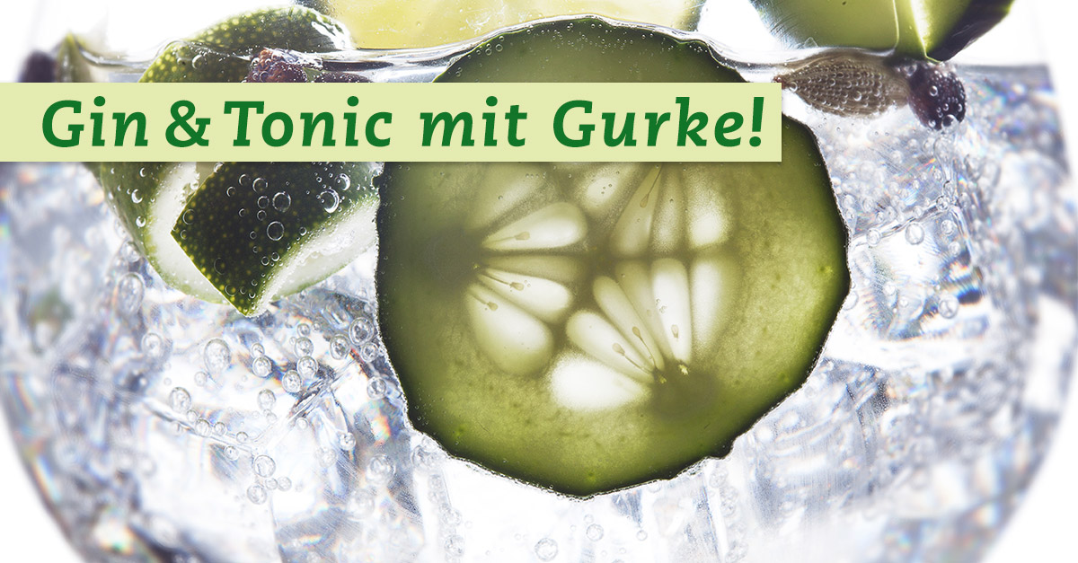 Gin Tonic mit Gurke