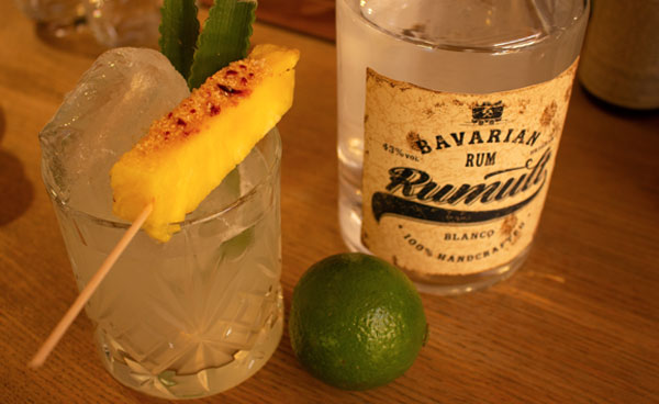 Bavaquiri Cocktail mit Rumult Blanco