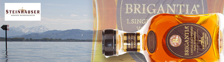 Vom Bodensee kommt der Brigantia Whisky von Steinhauser