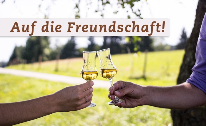 Auf die Freundschaft!