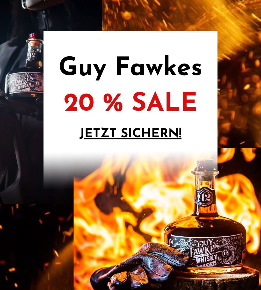 Jetzt 20 % auf Guy Fawkes zur Bonfire Night sichern!