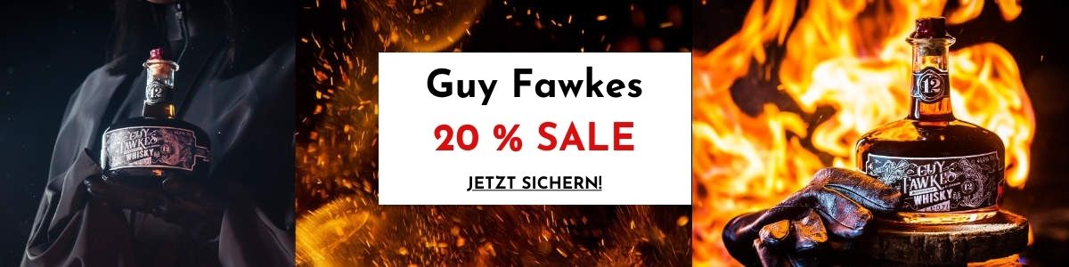 Jetzt 20 % auf Guy Fawkes zur Bonfire Night sichern!