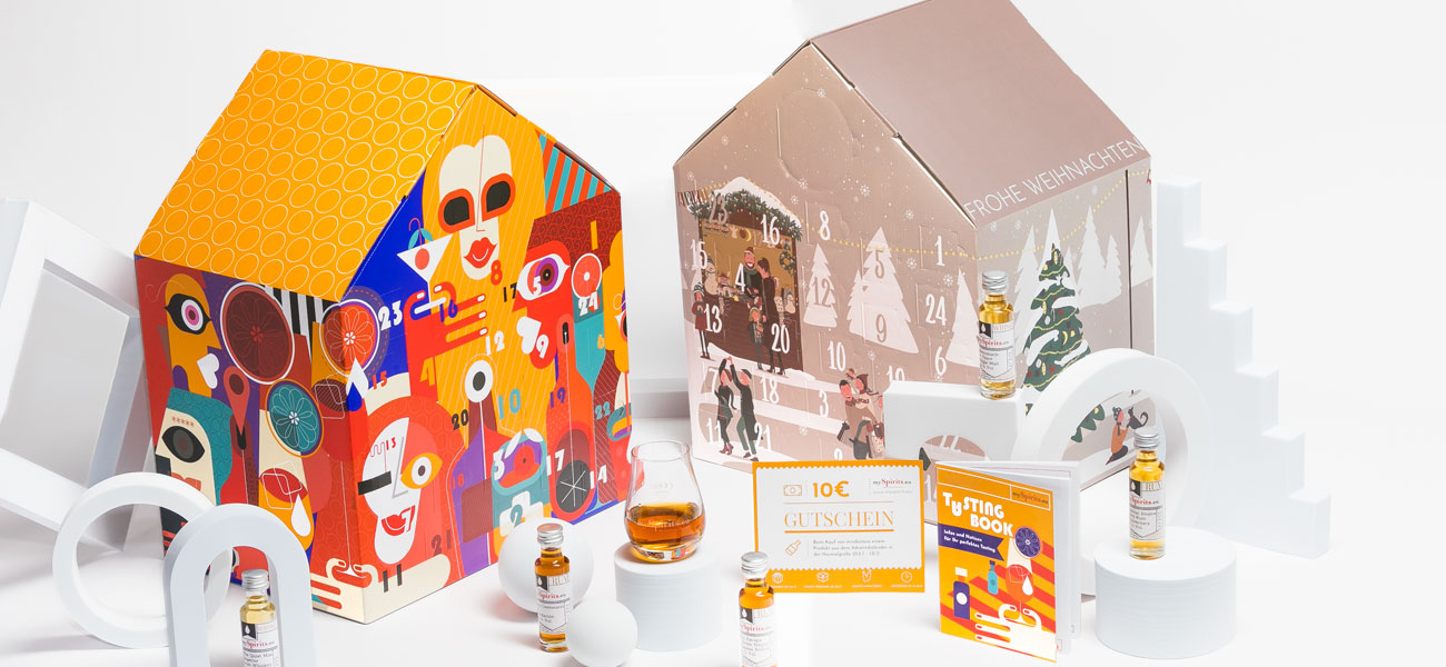 Schnaps Adventskalender 2022 bei mySpirits.eu