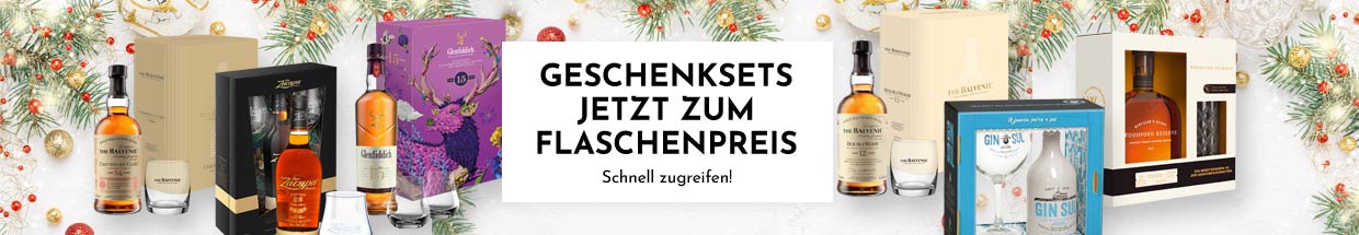 Jetzt Geschenksets zum Flaschenpreis sichern! Nur solange der Vorrat reicht