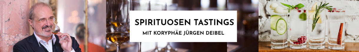 Spirituosen-Tastings mit renommiertem Experten Jürgen Deibel