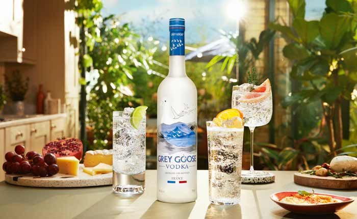 Grey Goose Vodka ist der perfekte Begleiter für Cocktails und Longdrinks