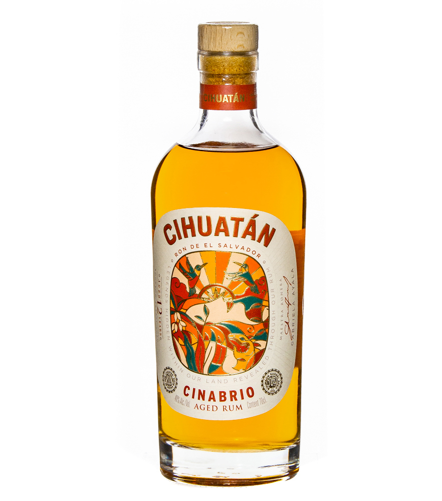 Image of Cihuatan Cinabrio 12 Years Rum Ron de El Salvador / 40 % Vol. / 0,7 Liter-Flasche in Geschenkbox