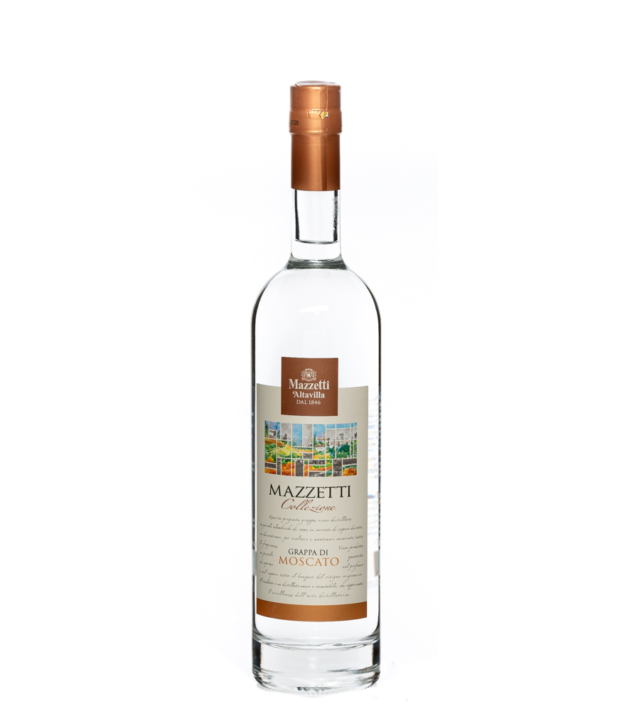 Image of Mazzetti Collezione Grappa di Moscato / 43 % Vol. / 0,7 Liter-Flasche