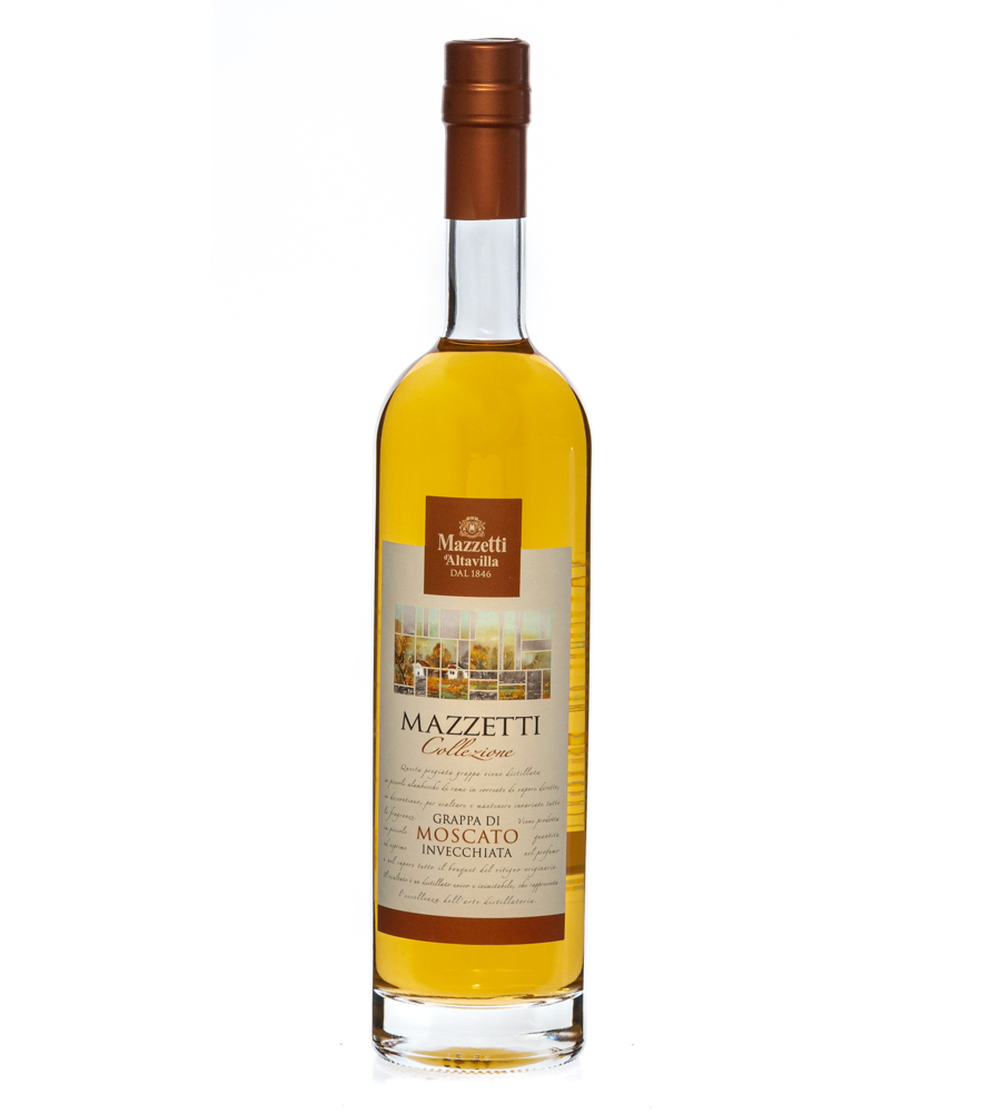 Image of Mazzetti d’Altavilla Grappa di Moscato Barricata / 43 % Vol. / 0,7 Liter-Flasche