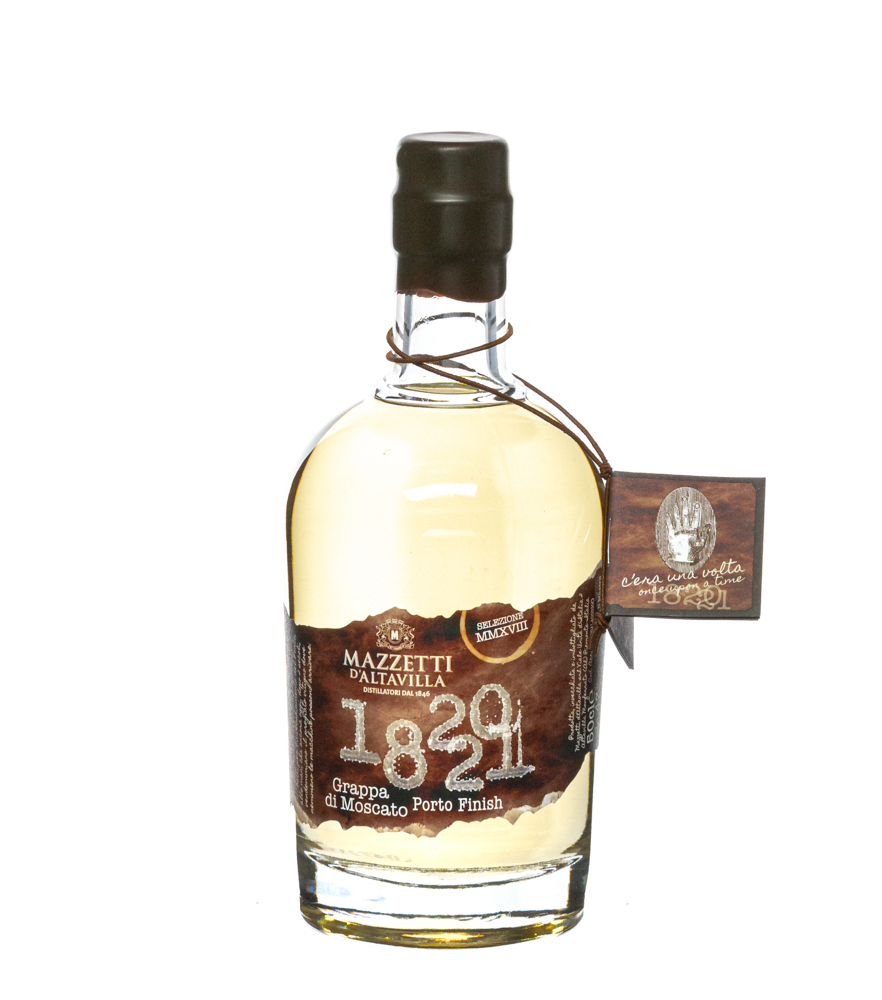 Image of Mazzetti d'Altavilla 1820-21 Grappa di Moscato Porto Finish / 43 % Vol. / 0,5 Liter-Flasche in Geschenkdose