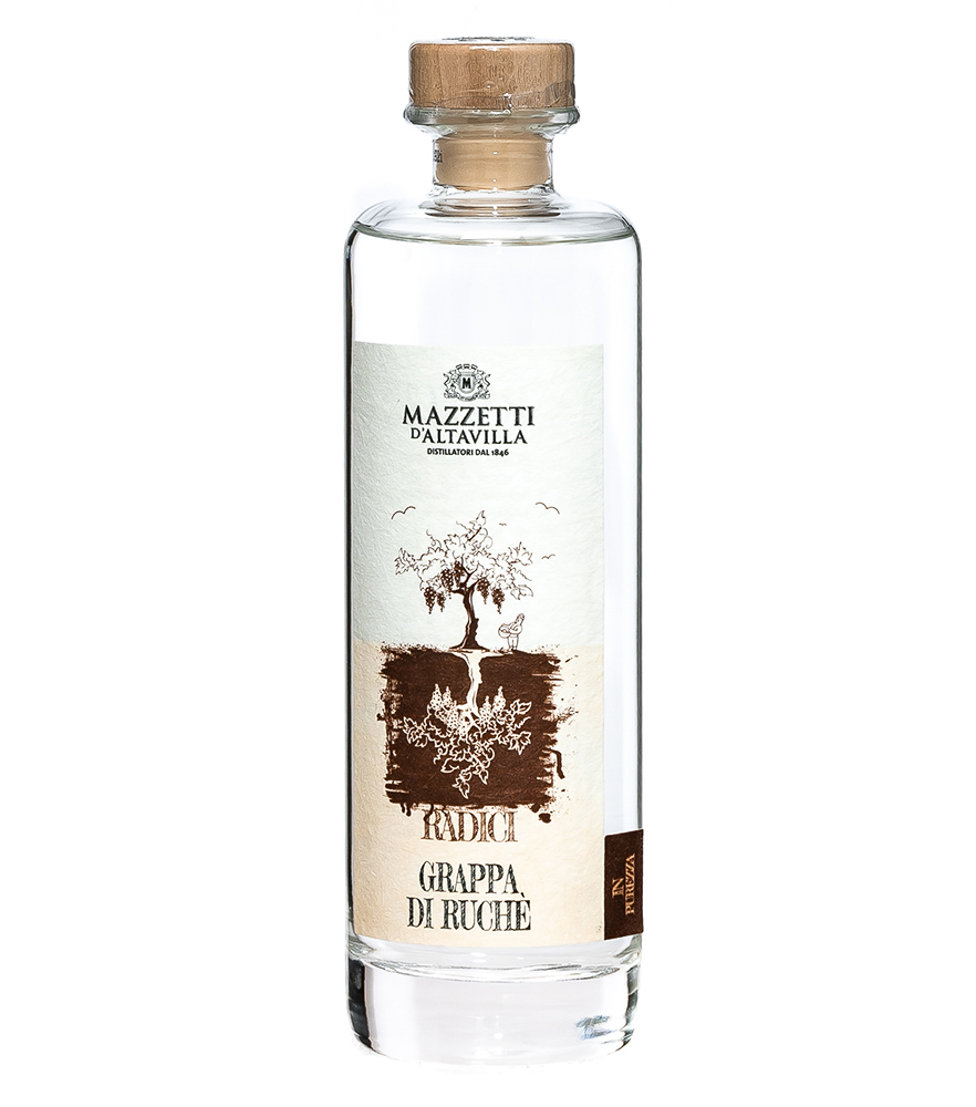 Image of Mazzetti d’Altavilla Grappa di Ruchè Radici / 43 % vol / 0,5 Liter-Flasche in Geschenkdose