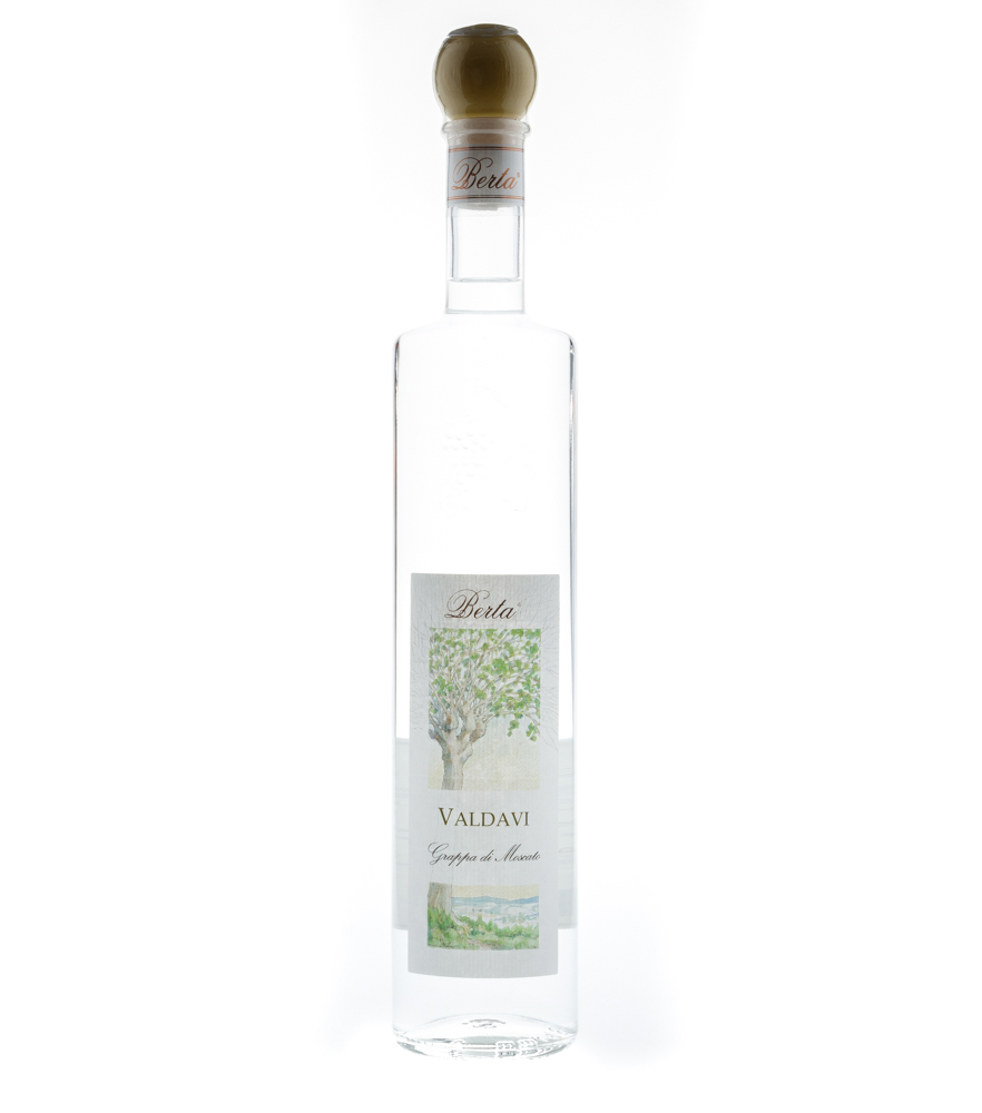 Image of Distillerie Berta Valdavi - Grappa di Moscato / 40 % vol. / 0,7 Liter-Flasche