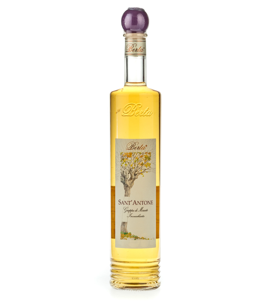 Image of Distillerie Berta Sant’ Antone – Grappa di Moscato Invecchiata / 40 % vol. / 0,7 Liter-Flasche