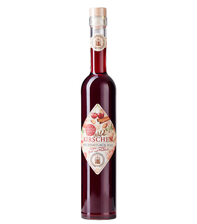 Image of Prinz: Wildkirschen-Likör Winter-Edition / 16% vol / 0,5 Liter-Flasche