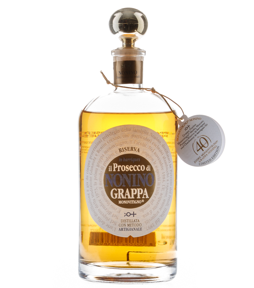 Image of Nonino Grappa Riserva Il Prosecco in barriques - Grappa aus dem Holzfass / 41 % vol. / 0,7 L Flasche