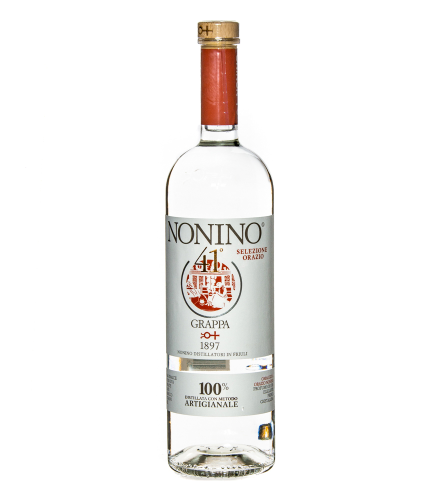 Image of Nonino Grappa Tradizione 41° – der frische Grappa von Nonino / 41 % Vol. / 1,0 Liter-Flasche