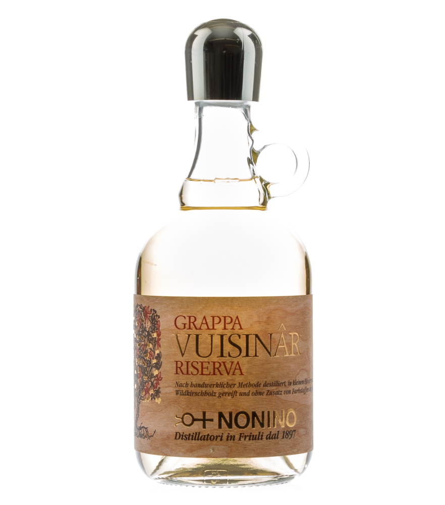 Image of Nonino Grappa Vuisinâr Riserva – im Süßholz-Fass gereifter Grappa / 41 % vol. / 0,7 Liter-Flasche