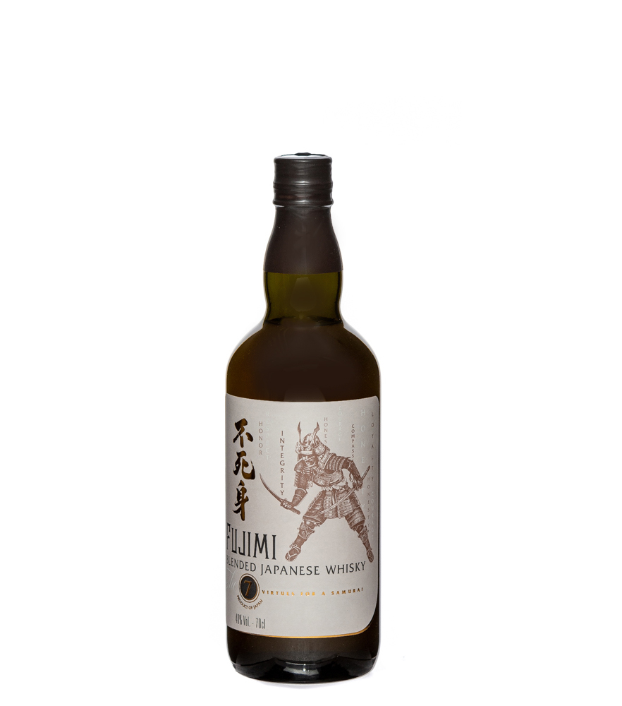 Image of Fujimi Blended Japanese Whisky The 7 Virtues of the Samurai / 40 % Vol. / 0,7 Liter-Flasche in Geschenkkarton