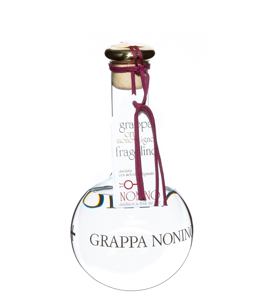 Image of Grappa Nonino: Cru Fragolino Grappa Monovitigno / 45 % vol. / 0,5 Liter-Flasche im Geschenk-Karton