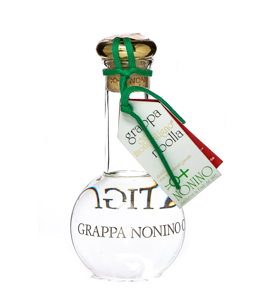 Image of Nonino Grappa Cru Monovitigno Ribolla - Grappa aus Ribolla-Trester / 45 % Vol. 0,2 Liter-Flasche