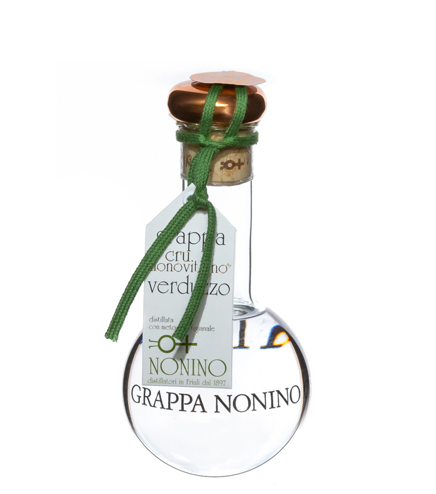 Image of Nonino Grappa Cru Monovitigno Verduzzo - Sortenreiner Grappa aus Italien / 45 % Vol. 0,2 L Flasche