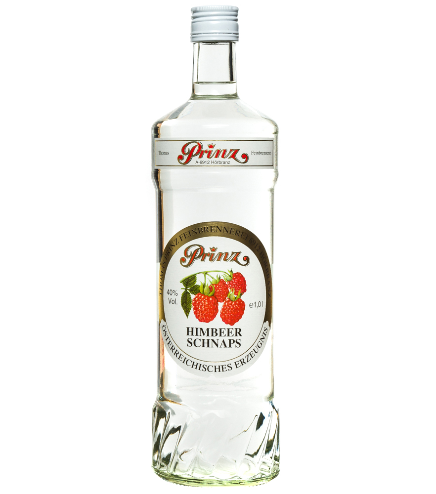 Prinz Himbeer-Schnaps / 40 % Vol. / 1,0 Liter-Flasche