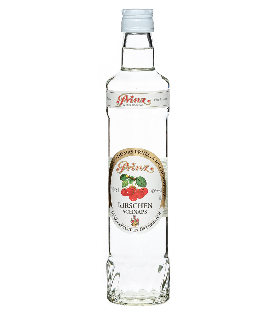 Prinz: Kirschen-Schnaps / 40% Vol. / 0,5 Liter - Flasche