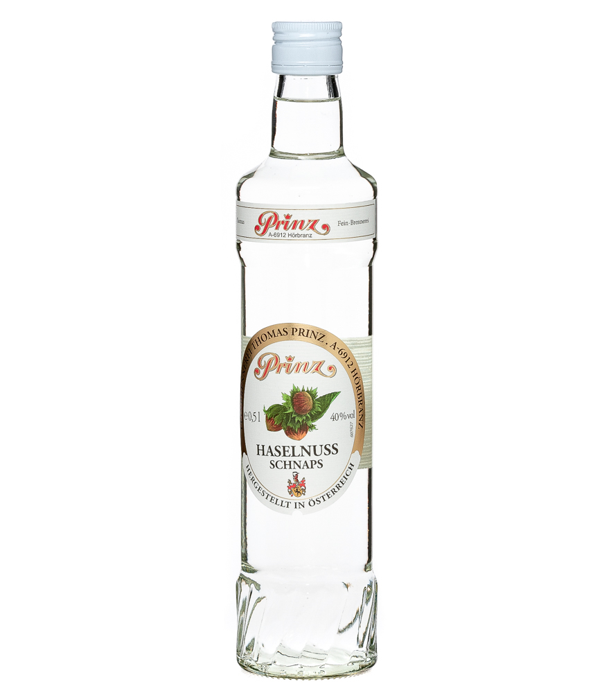 Prinz: Haselnuss-Schnaps / 40% Vol. / 0,5 Liter - Flasche