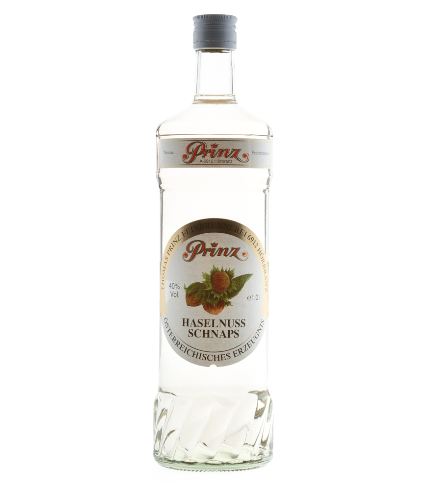 Prinz Haselnuss-Schnaps / 40 % Vol. / 1,0 Liter-Flasche