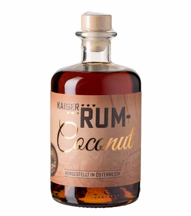 Image of Prinz: Kaiser Rum Coconut Likör mit Inländerrum / 40 % Vol. / 0,5 Liter-Flasche