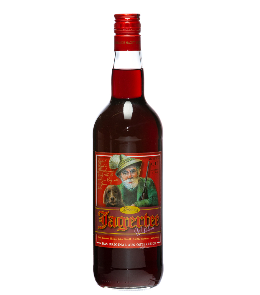 Prinz Jagertee Waldbeer inklusive Prinz Jagertee-Tasse / 40 % Vol. / 1,0 Liter-Flasche