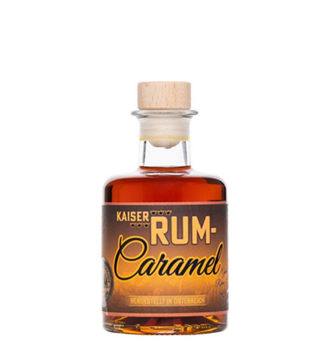 Image of Prinz: Kaiser Rum-Caramel Likör mit Inländerrum / 40 % vol / 0,2 Liter-Flasche