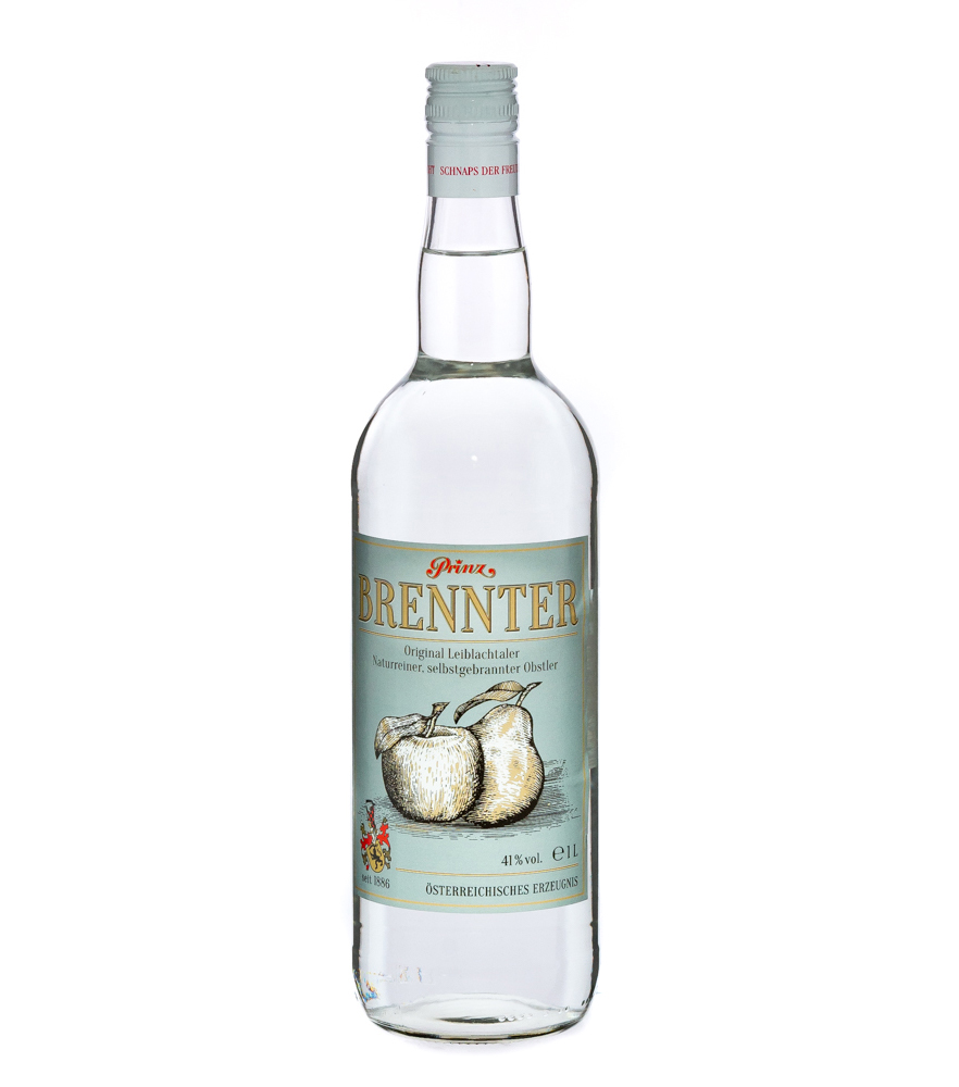 Prinz Brennter Obstler / 41% Vol. / 1,0 Liter - Flasche