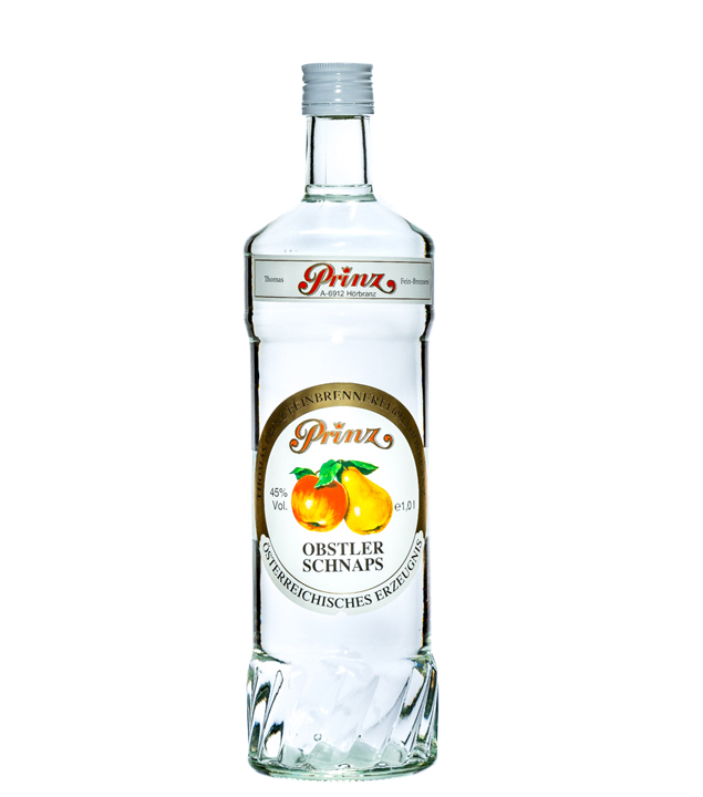 Prinz: Obstschnaps / 45 % Vol. / 1,0 Liter-Flasche