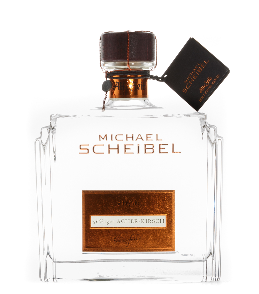 Image of Scheibel 56 %iger Acher Kirsch Alte Zeit - Kirschwasser / 56 % vol. / 0,7 Liter-Flasche