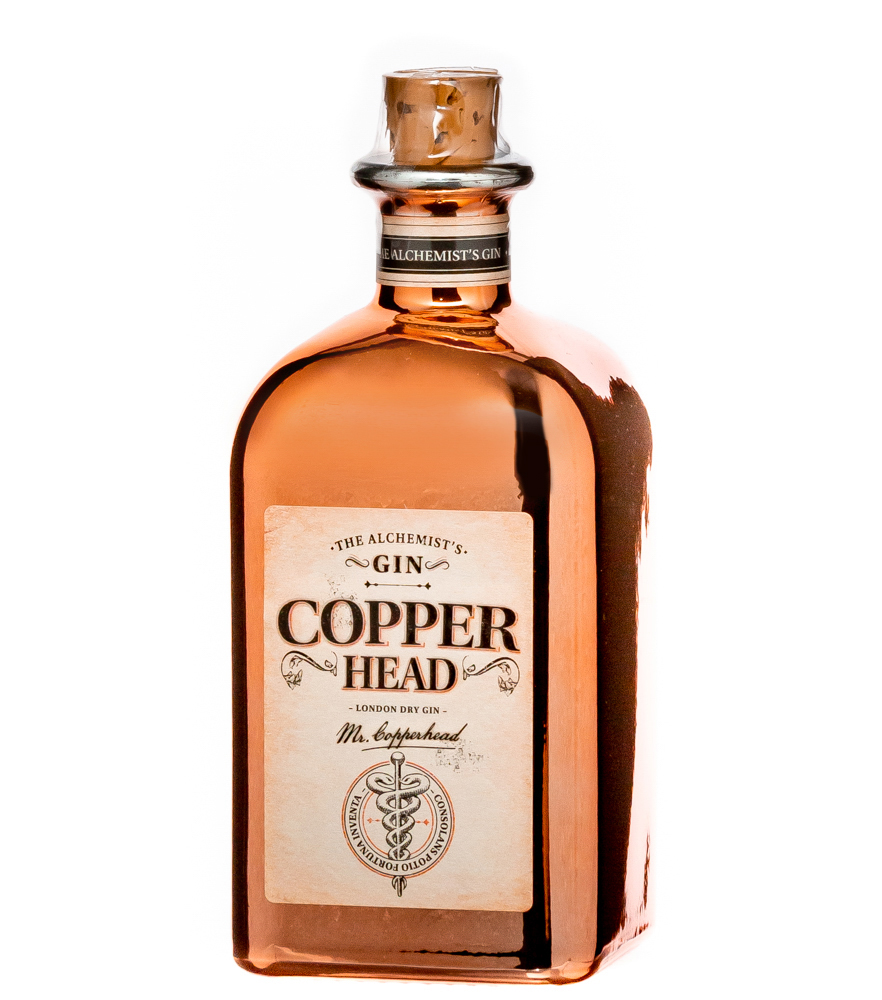 Image of The Alchemist’s Gin Copperhead London Dry Gin Original / 40 % Vol. / 0,5 Liter-Flasche