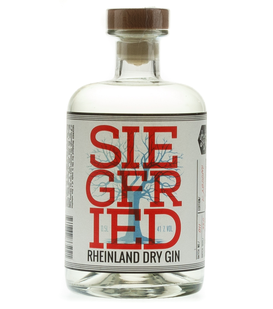 Image of Siegfried Rheinland Dry Gin, Premium London Dry Gin / 41 % vol. / 0,5 Liter-Flasche