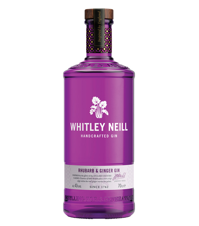 Image of Whitley Neill Rhubarb & Ginger Gin Handcrafted / 43 % Vol. / 0,7 Liter-Flasche