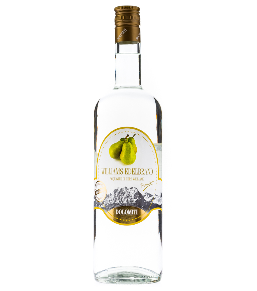 Dolomiti: Williams-Birnen Edelbrand / 40 % Vol. / 1,0 Liter - Flasche