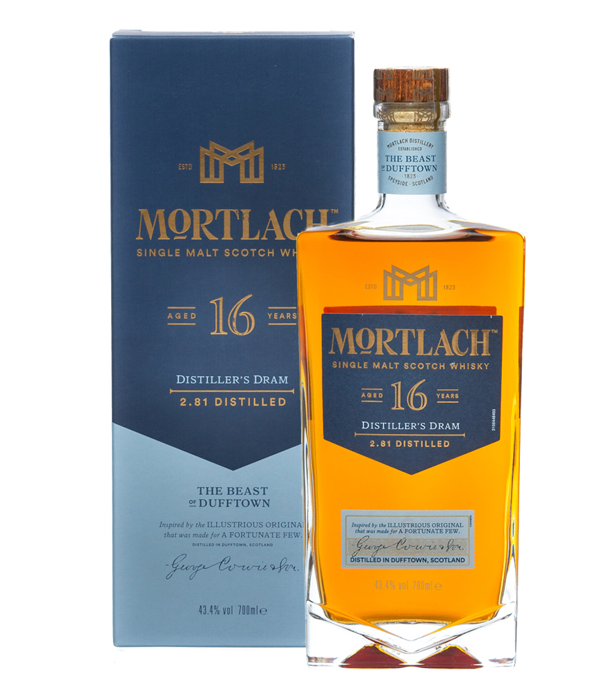 Image of Mortlach 16 Jahre Single Malt Scotch Whisky / 43,4 % Vol. / 0,7 Liter-Flasche in Geschenkschachtel