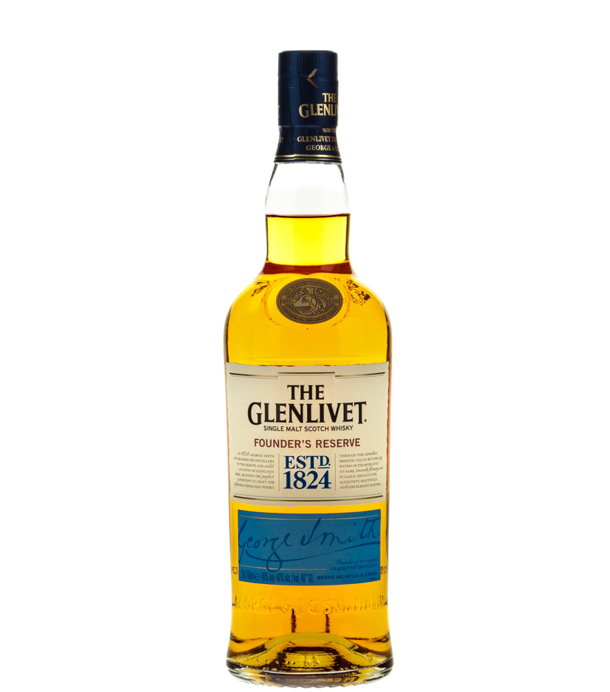 Image of The Glenlivet Founder’s Reserve Single Malt Scotch Whisky / 40 % Vol. / 0,7 Liter-Flasche in Karton